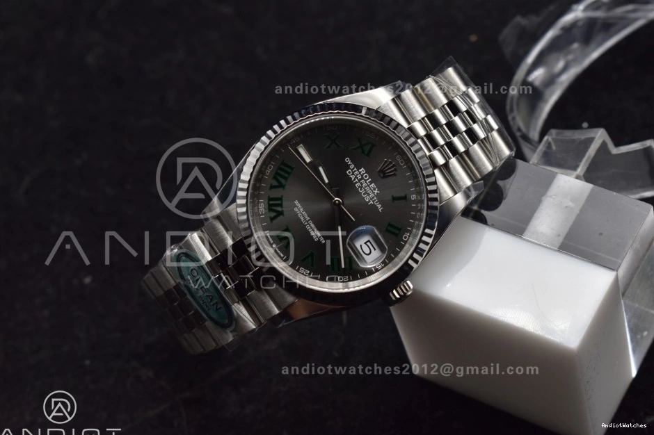 Edition Steel Green 562 Jubilee VR Gray 36 Bracelet Markers EasyMatch on DateJust 126234 1:1 Roman Best Clean 904L Dial 1222